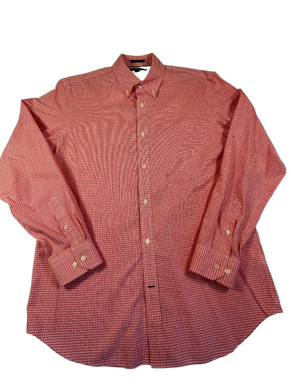 Banana Republic Mad Men Men’s Large Red Check Shirt NWOT